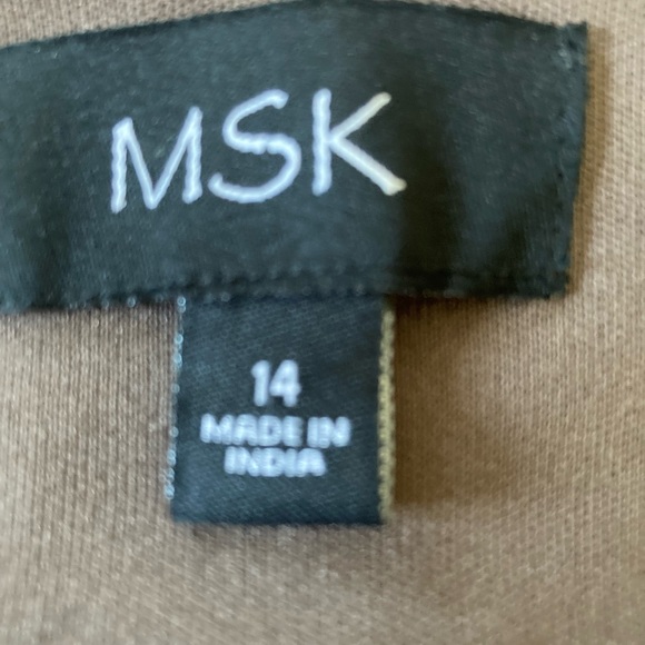 Lovely mocha colored polka dot dress. Cute with boots & a cardigan! - Picture 7 of 9